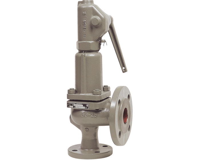 Cast iron flanged safety valve 6301 PN16 DN20 0.45-0.68 bar